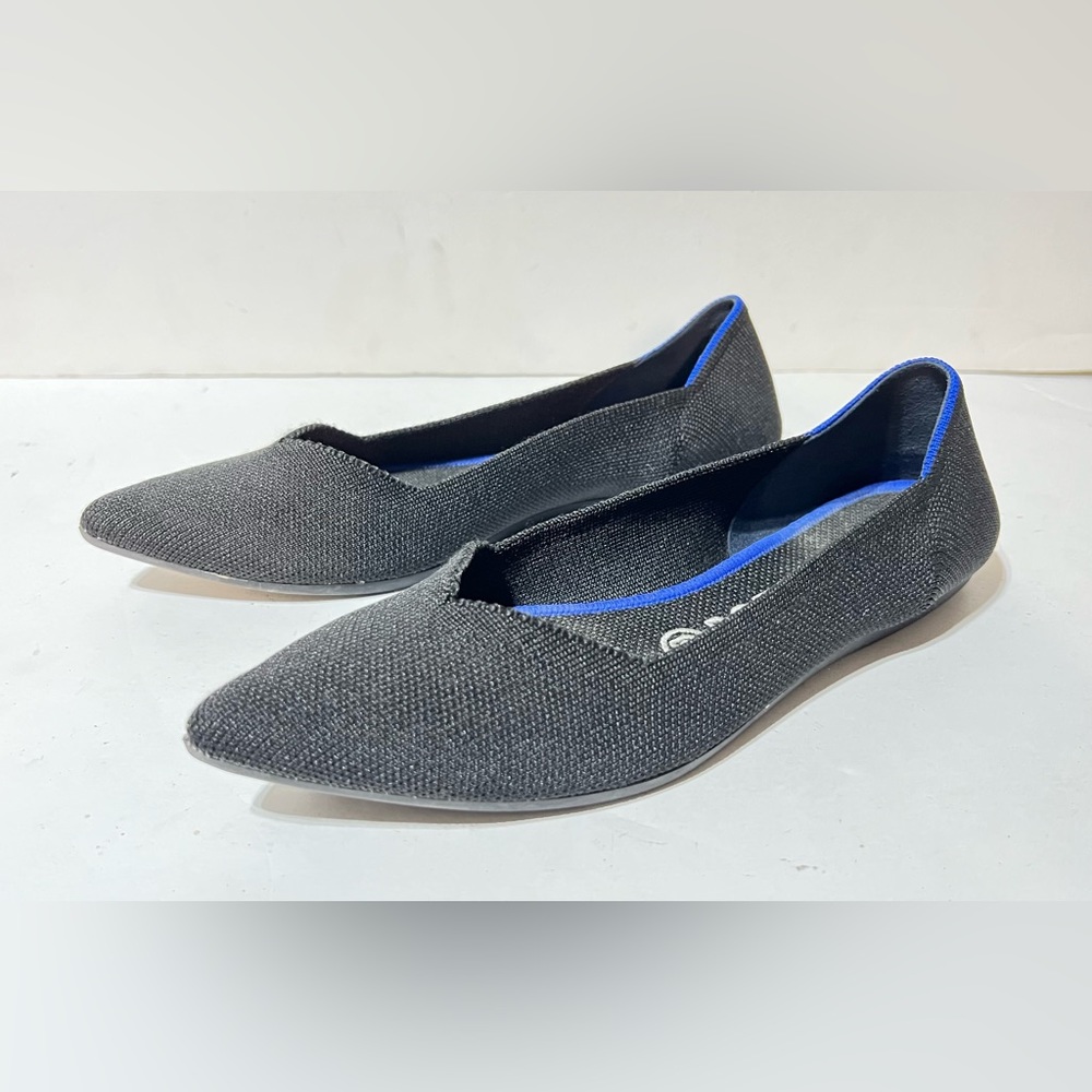Rothy’s The Point Flats Women’s size 8.5 Black Slip-On Ballet Dress Casual Shoes